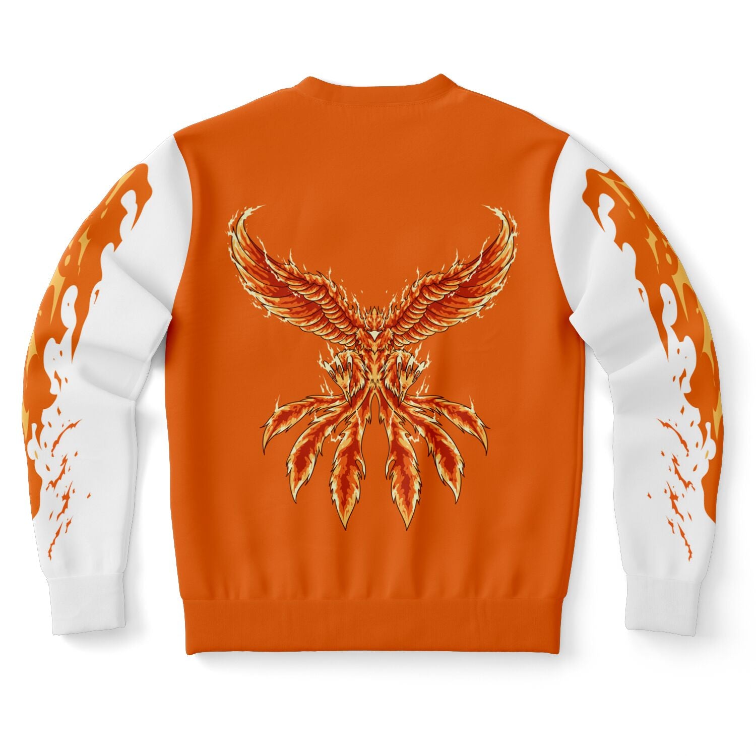 Flame Orange Sweatshirt for MenSeves-ArtFlame Orange Sweatshirt