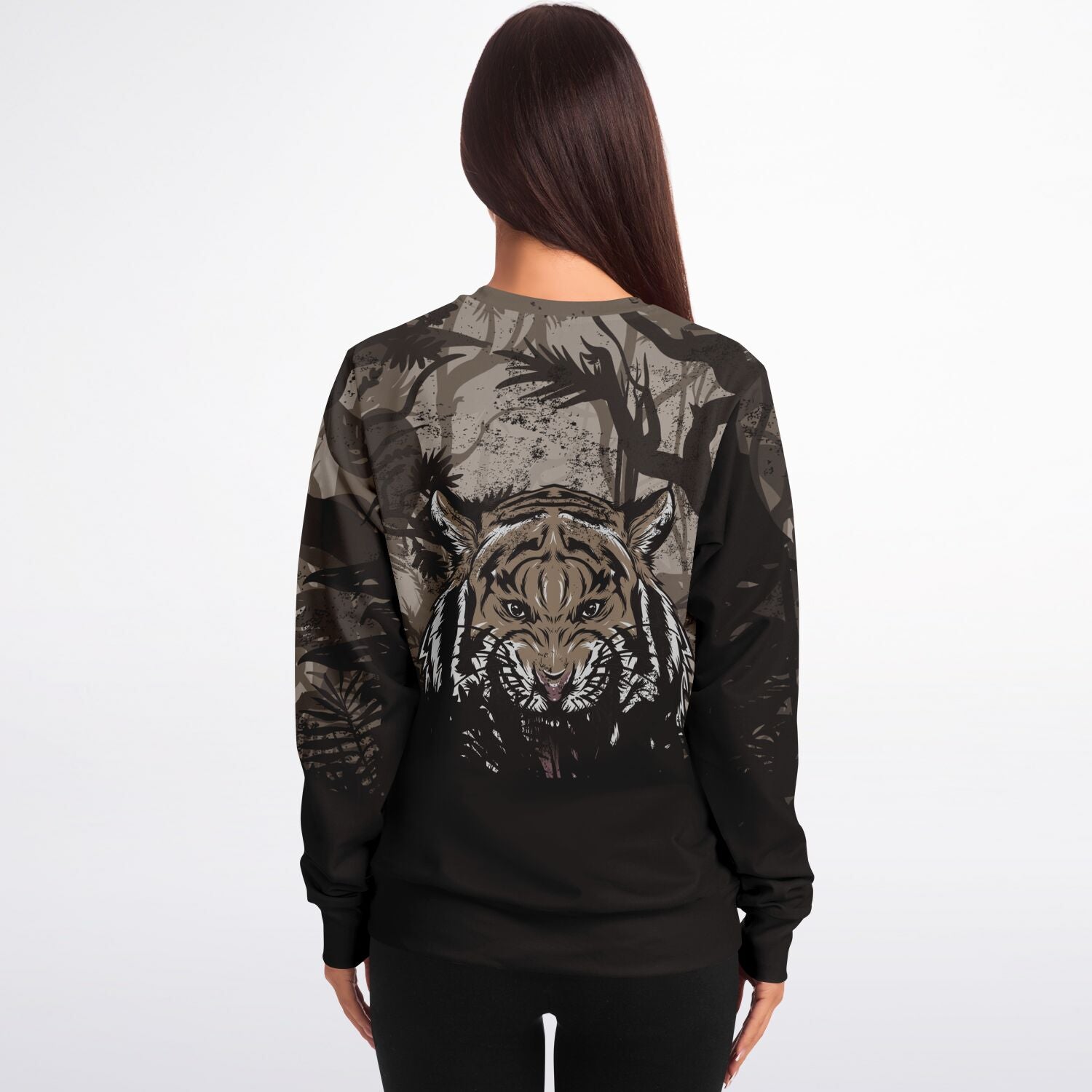 Tiger Hood Sweatshirt for FemaleSeves-ArtTiger Hood Sweatshirt