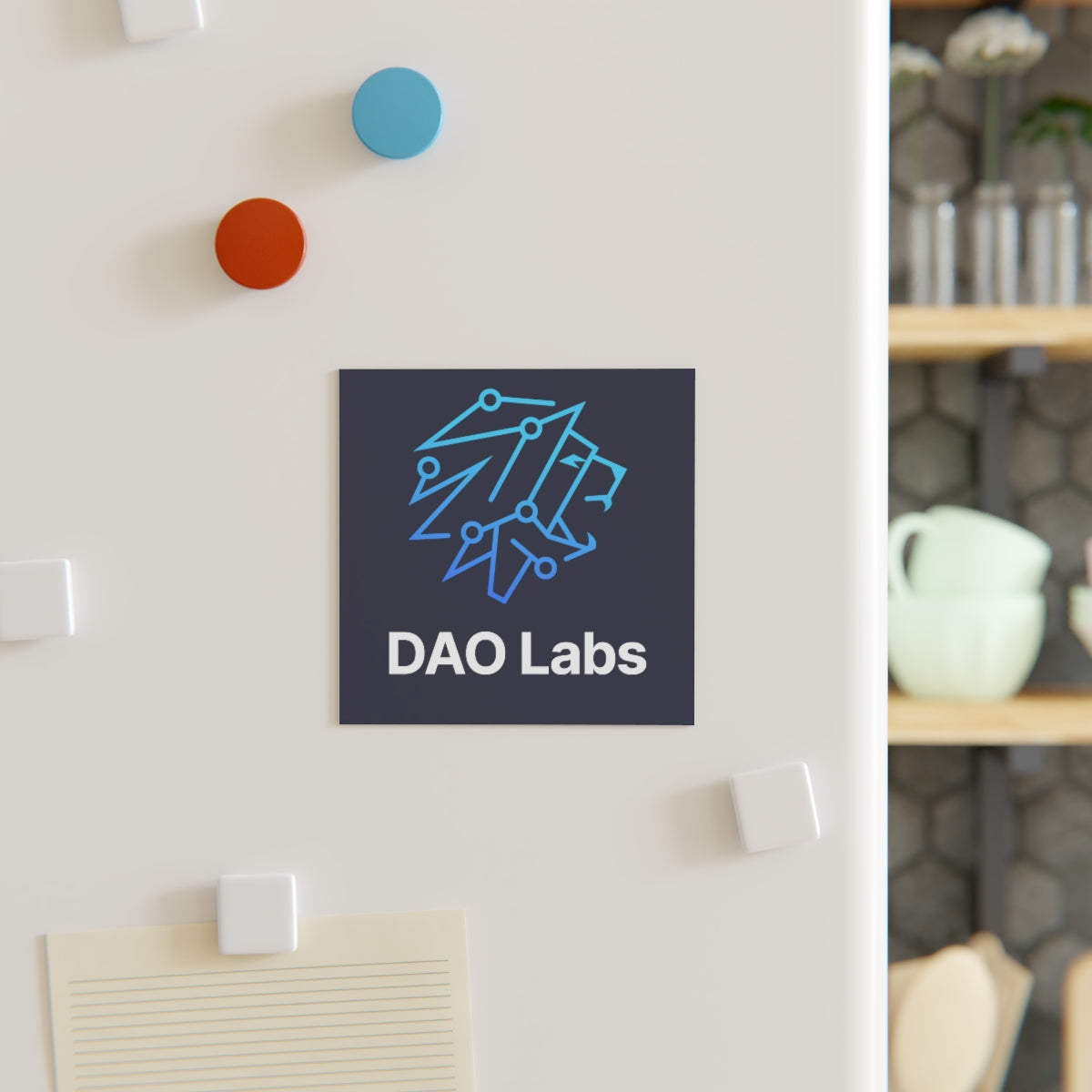 Square Magnet - DAO Labs Seves-Art Square Magnet - DAO Labs